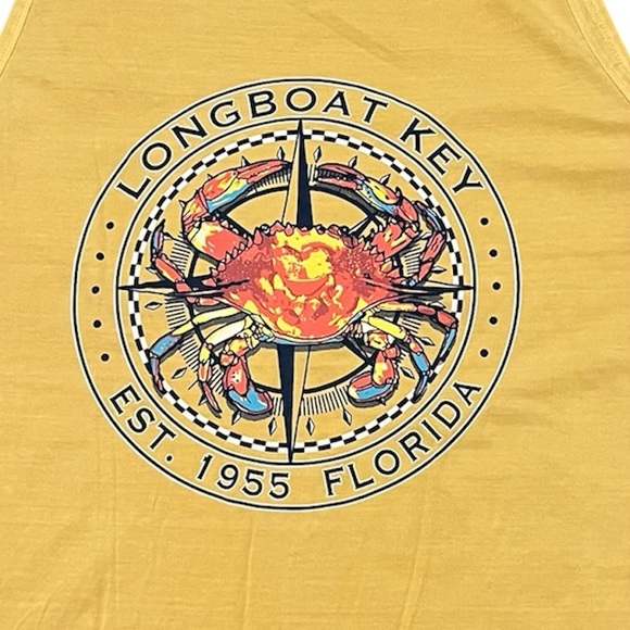 Alvin's Island Yellow Men Tank 100% Cotton Top Sleeveless Size: XL - Picture 6 of 7